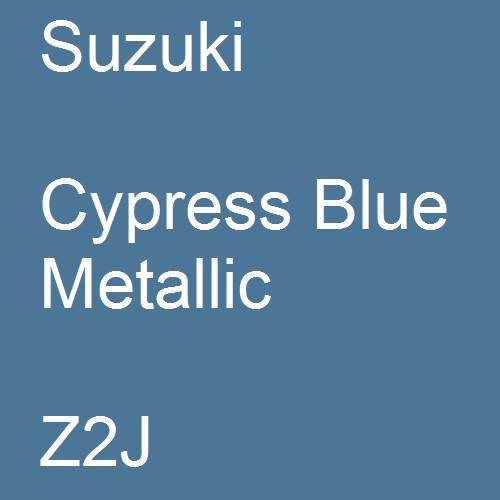 Suzuki, Cypress Blue Metallic, Z2J.